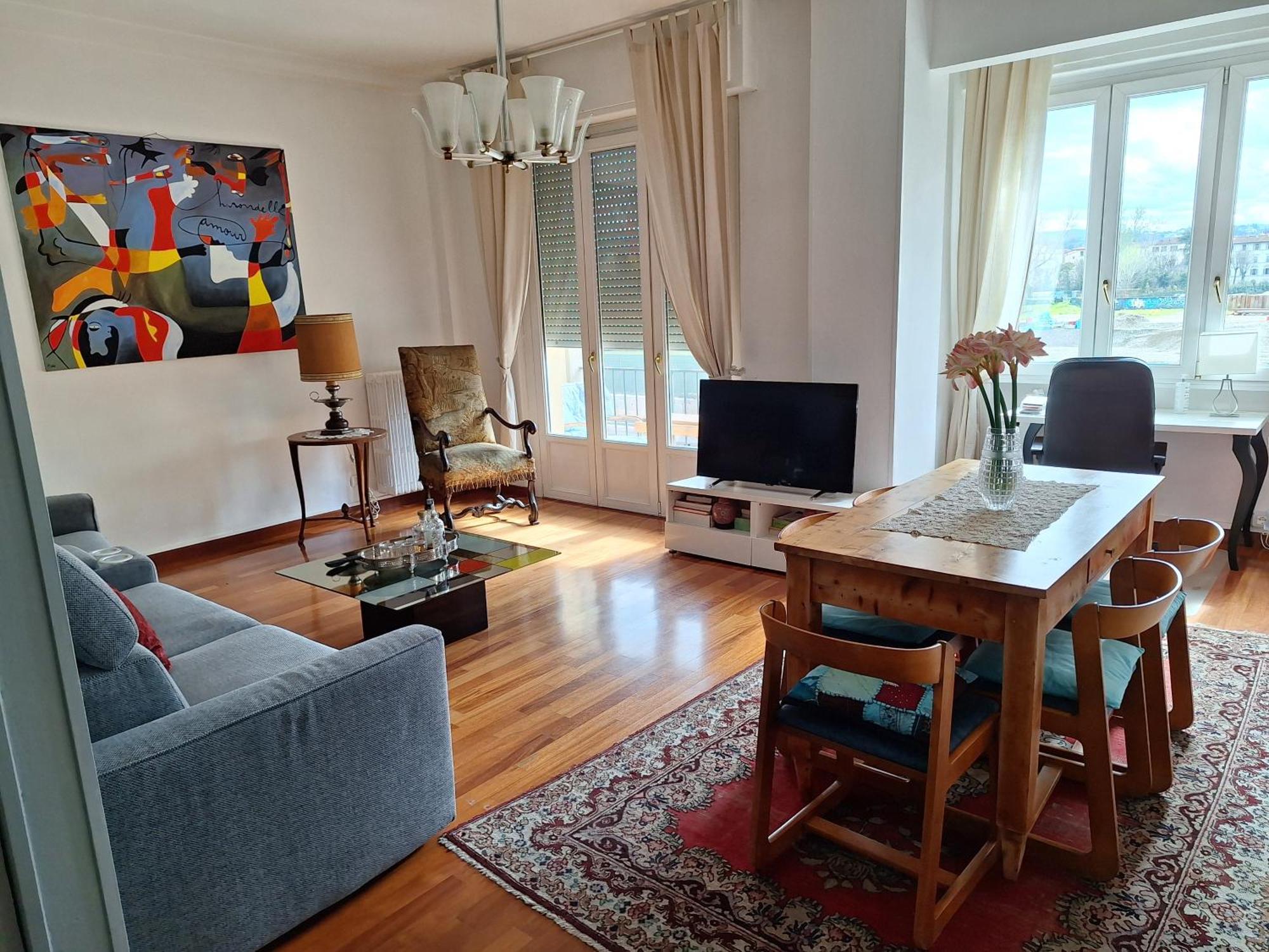 Arno River View Apartment Terraces, Free Parking Florencia Exterior foto